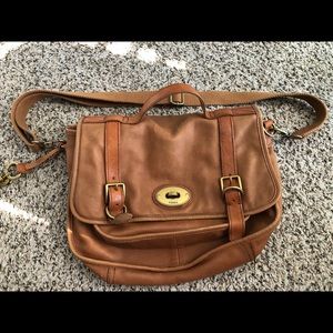 Fossil leather bag